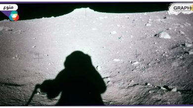 خطوات بشرية على سطح القمر