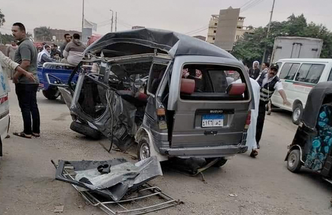 حادث مروع في المنيا مصر