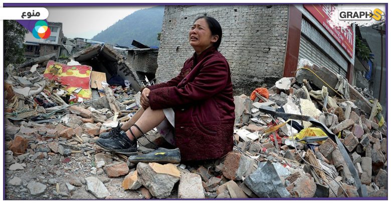 بالفيديو|| زلزال مدمر يضرب مدينة "سيتشوان" الصينية ويوقع خسائر هائلة.. مصرع 9 أشخاص بارتفاع مفاجئ لأمواج البحر في فرنسا