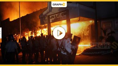 بالفيديو والصور|| حريق هائل في سجن بإندونيسيا.. نيرانه التهمت 41 شخصا