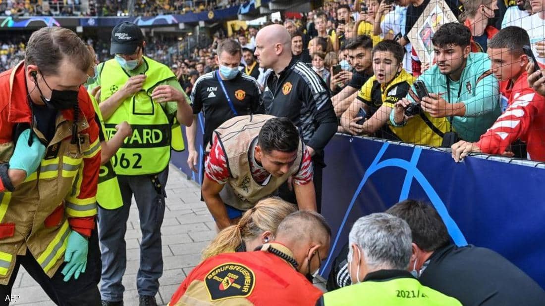 بالفيديو والصور|| تسديدة رونالدو "الخارقة" تسقط رجل أمن وتعرضه لإصابةٍ بالغة.. أول تعليق للاعب بعد الخسارة المؤلمة لفريقه على يد النادي السويسري 