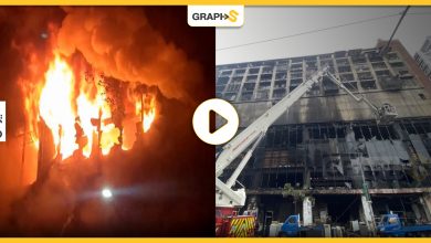 بالفيديو|| حريقٌ هائل يلتهم مبنى مكون من 13 طابقاً في تايوان..عدد ضحاياه تجاوز الـ 46 شخصاً