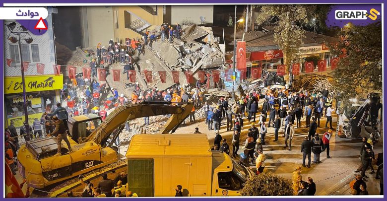 بالفيديو|| انهيار مبنى ضخم في تركيا على عشرات الأشخاص وفرق الإنقاذ تتمكن من إخراجهم.. أصواتهم تُسمع