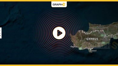 زلزال يضرب البحر بالقرب من جزيرة قبرص وناشطون يوثقون العديد من المقاطع المصورة لتأثيره شاهدها