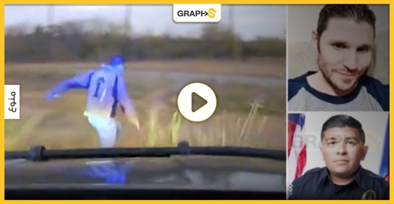 بالفيديو|| لحظة دهس أحد المطلوبين في أمريكا من قبل سيارة الشرطة بعد مطاردة