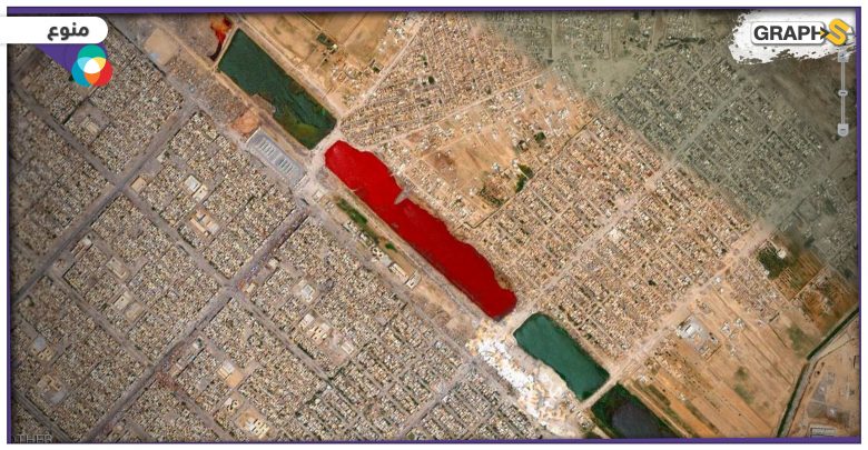 شاهد: بحيرة الدم الغامضة في العراق.. لغز كشفه غوغل واستعصى على العلماء تفسيره
