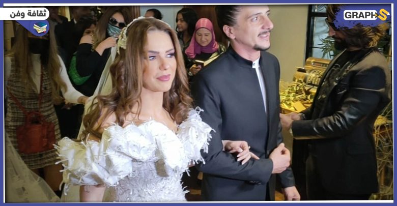 زواج الفنانة دنيا عبد العزيز