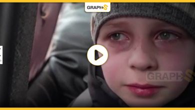 دموع صغير أوكراني تلهب مواقع التواصل