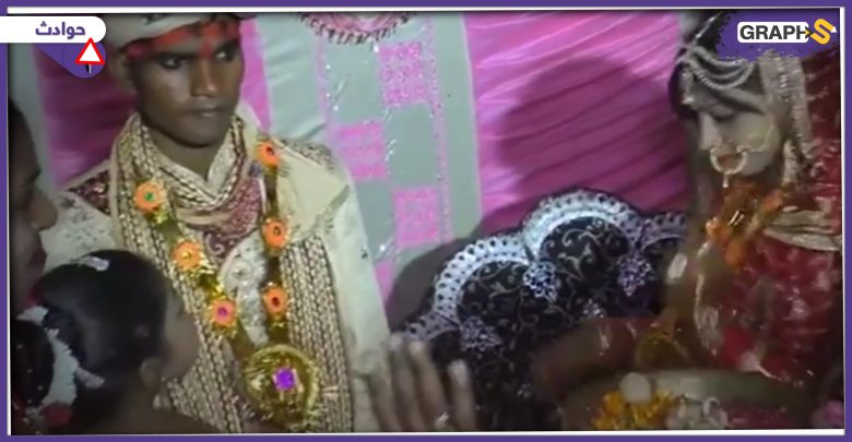 عريس هندي غاضب يصفع عروسه خلال حفل الزفاف وسط صراخ الحاضرين -فيديو