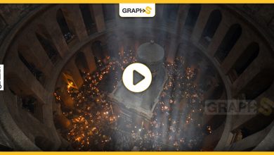 بالفيديو|| لحظة انبثاق "النور المقدس" في كنيسة القيامة بالقدس