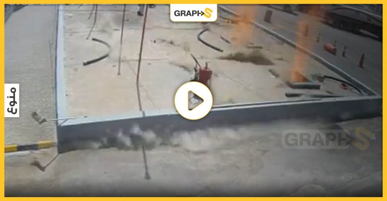 انفجار خزانات محطة وقود بالسعودية