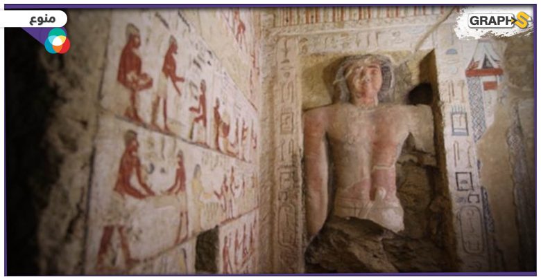 اكتشاف "باب العالم سفلي" داخل مقبرة فرعونية