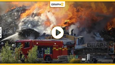 نشوب حريق هائل بأكبر مكب نفايات في قارة أوروبا ..هل له تأثير على بيئة الأرض؟