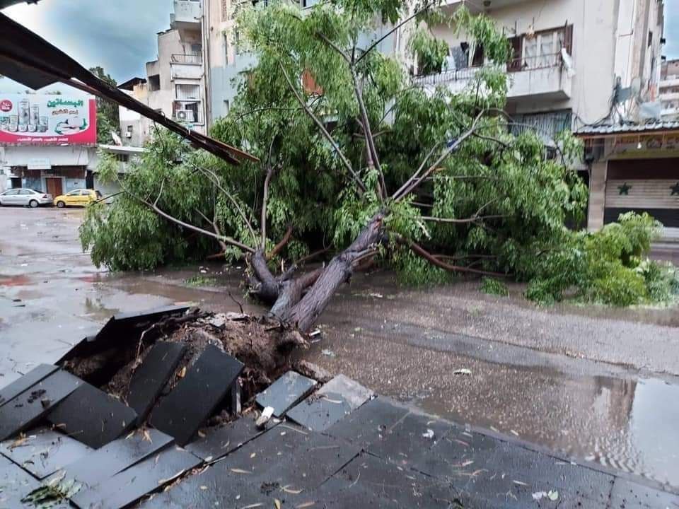 عاصفة رعدية شديدة تجتاح لبنان والمناطق المجاورة وتتسبب بأضرار بالغة -فيديو وصور