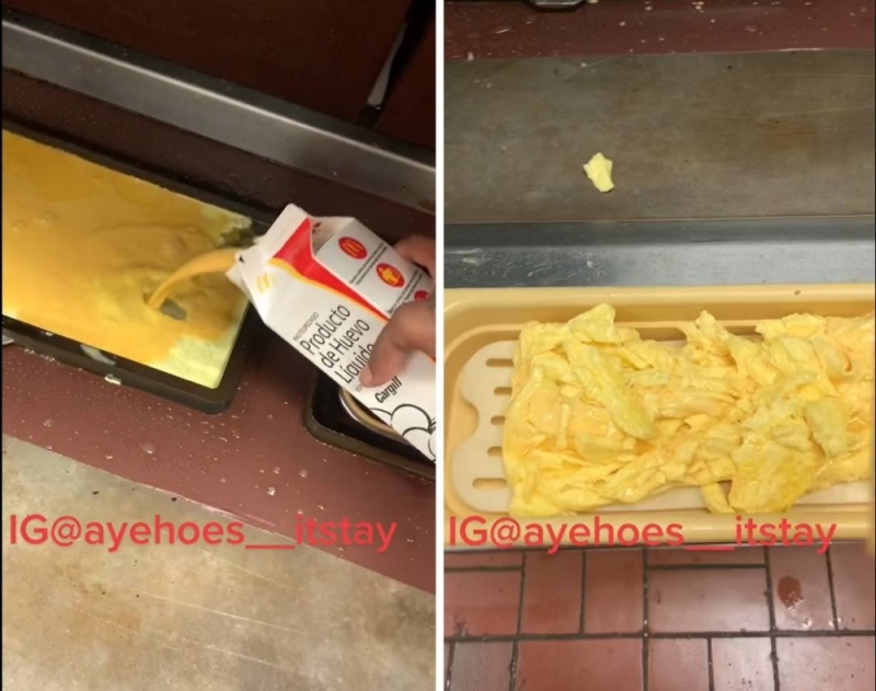 عامل في "ماكدونالدز" يسرّب طريقة إعداد البيض المخفوق في سلسلة المطاعم الشهيرة-فيديو