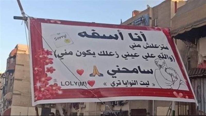إعلان طرقي "لافتة" لفتاة مصرية يثير الجدل