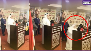 بالفيديو| كان يتحدث عن الموت..لحظة وفاة رجل أعمال سعودي أثناء كلمة في مؤتمر بمصر