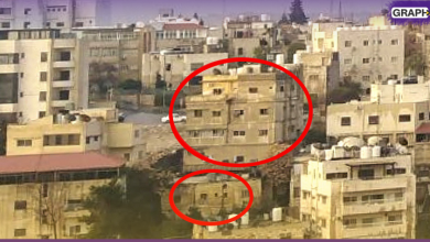 مبنى ينهار كلياً فجأة بكافة ساكنيه يبكي قلوب الأردنيين