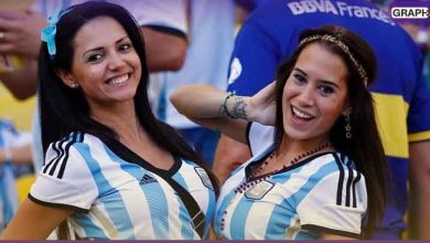 بالفيديو|| استعراض نسائي لمشجعات أرجنتينيات بالعباءات الخليجية في قطر