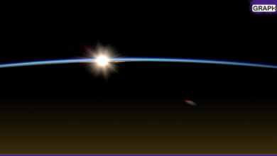 إليكم ما بدا عليه شروق الشمس الأول في عام 2023 من الفضاء الخارجي