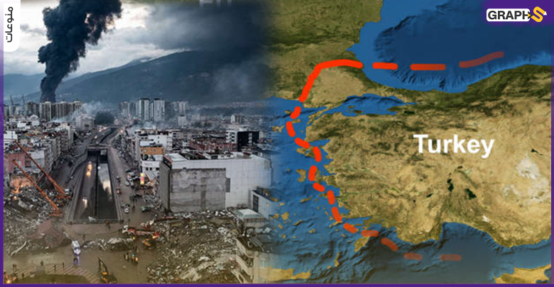 الزلزال حرك تركيا نحو الغرب 3 أمتار وغير مجرى الأنهار