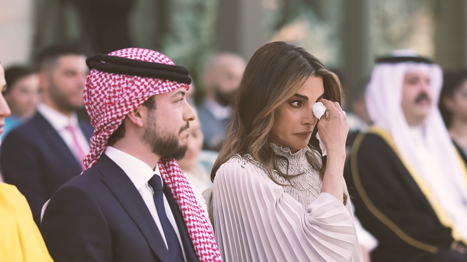 مشاهد مبهرة جديدة لحفل زفاف الأميرة إيمان نشرتها المكلة رانيا - فيديو