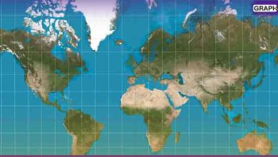 خريطة العالم الشهيرة خاطئة