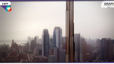 شاهد: تمايل برج بروكلين في نيويورك الامريكية بطريقة مخيفة